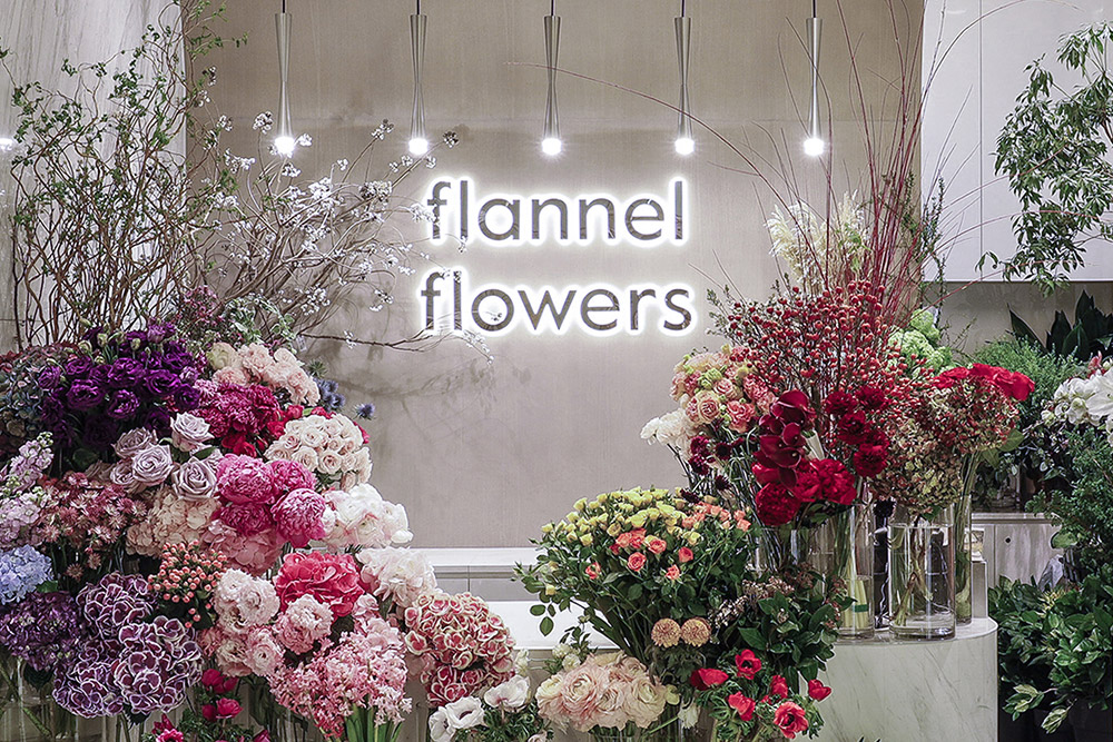 flannel flowers shop in ifc mall store in Central, Hong Kong